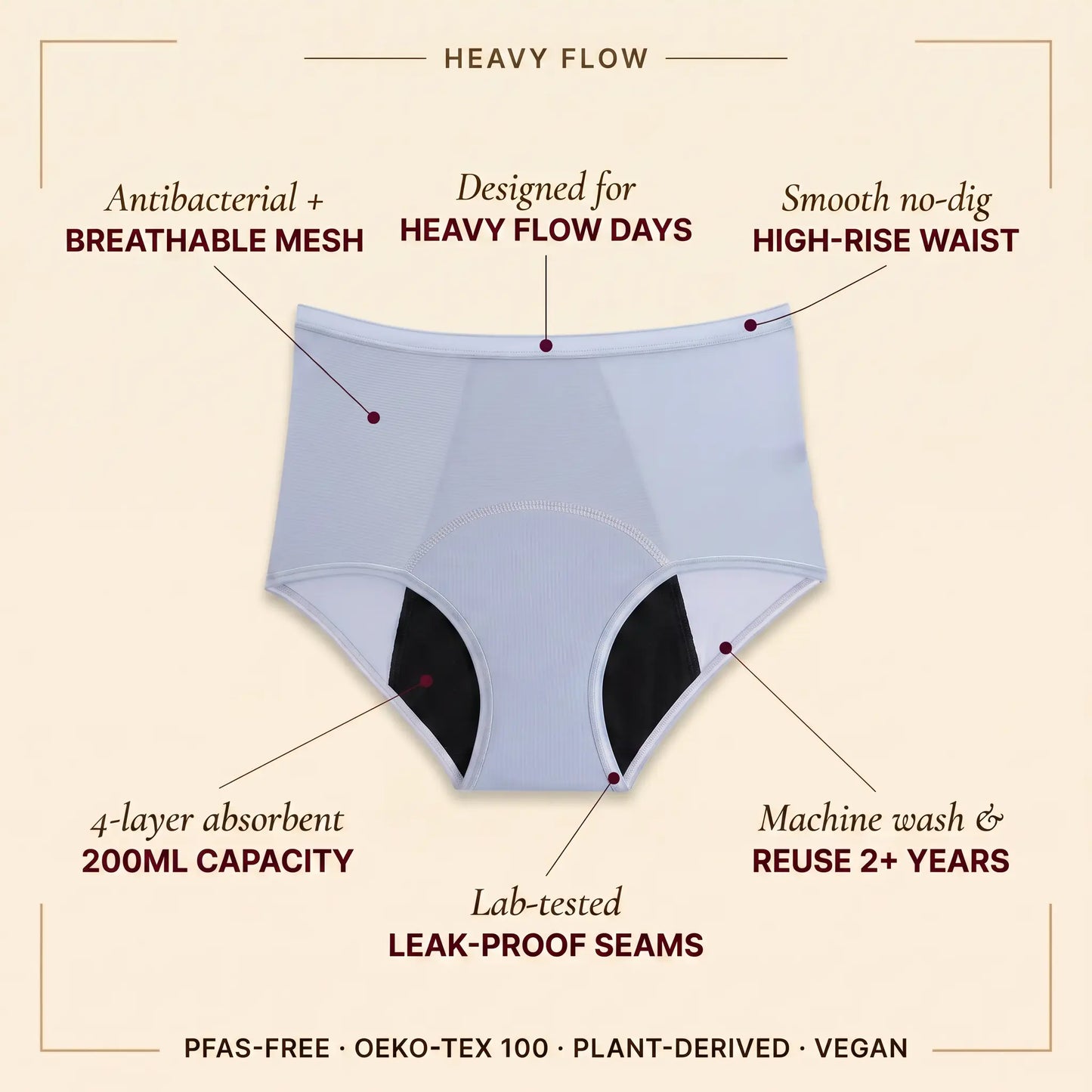 Heavy Mesh Brief (5-Pack)