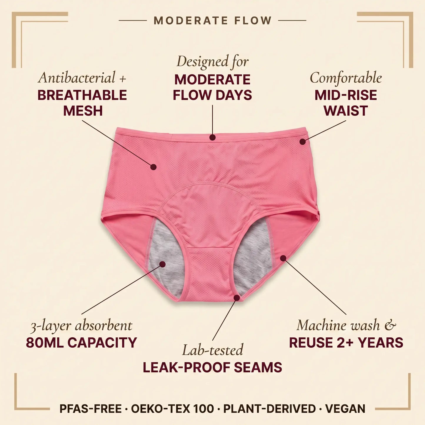 Moderate Lace Brief (5-Pack)